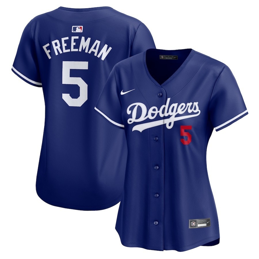 Women's Los Angeles Dodgers Freddie Freeman Nike Royal Alternate Limited Player Jersey - Jersey