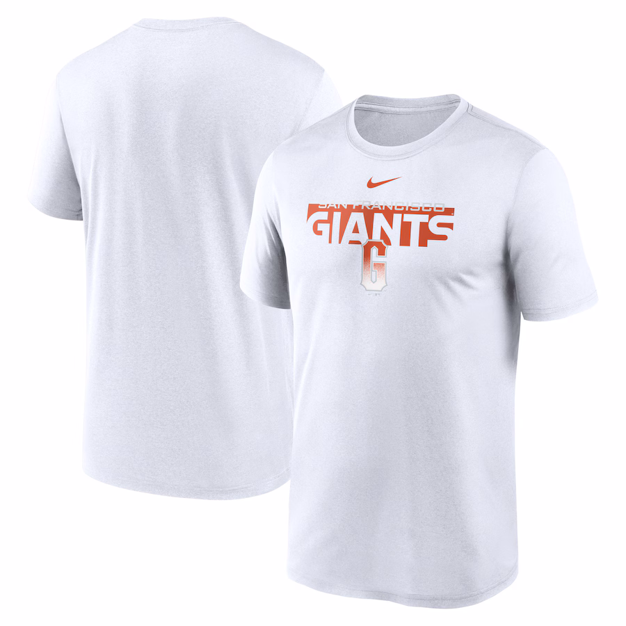 Men's San Francisco Giants Nike White City Connect Legend Performance T-Shirt - Jersey