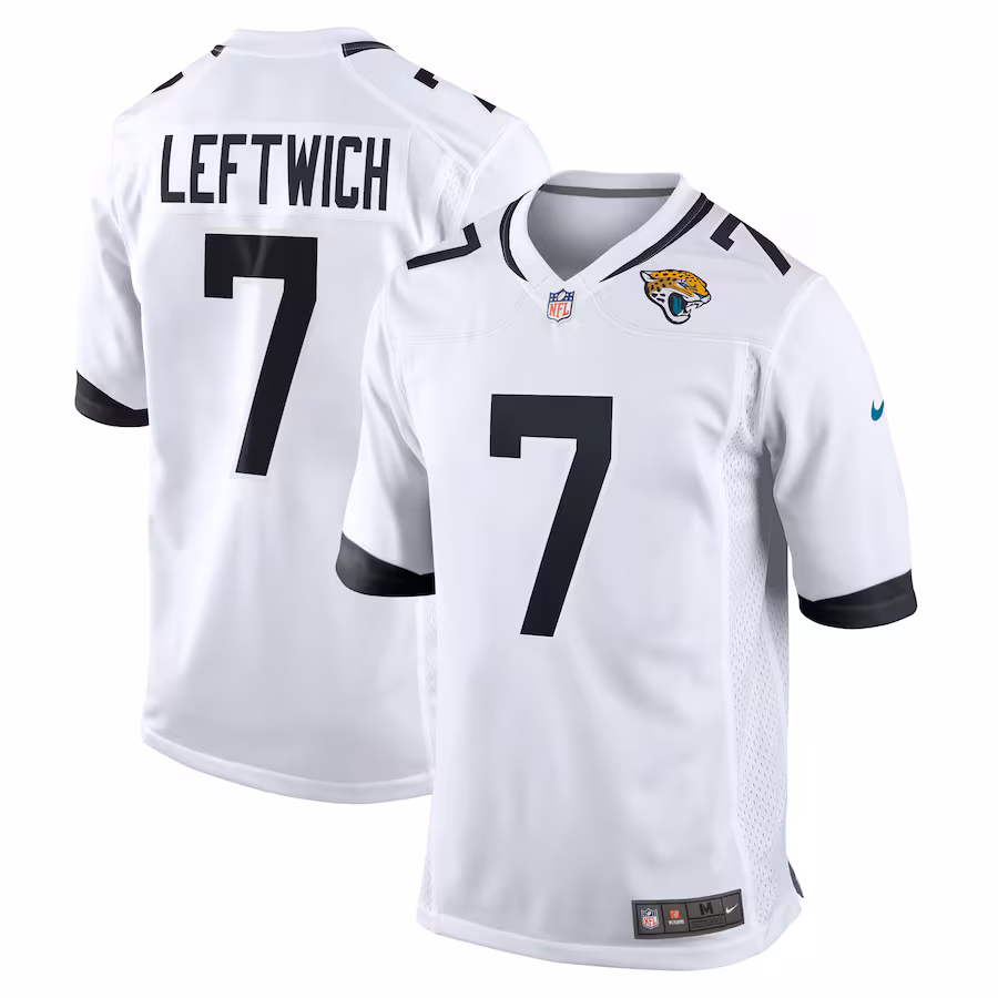 Men's Jacksonville Jaguars Byron Leftwich Nike White Retired Player Game Jersey - Jersey