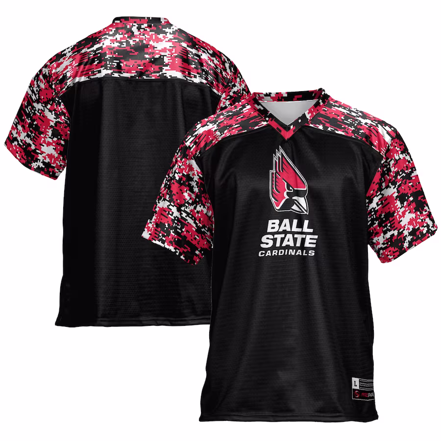Ball State Cardinals GameDay Greats Football Jersey - Black - Jersey