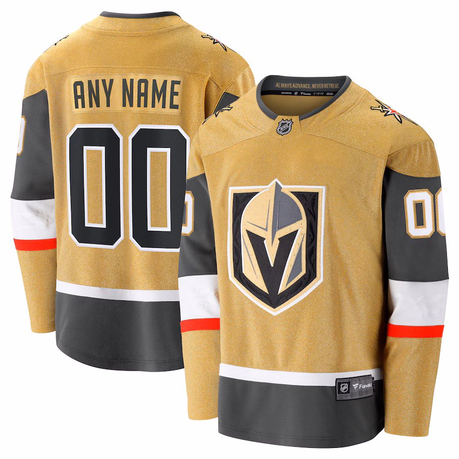 Men's Vegas Golden Knights Fanatics Home Breakaway Custom Jersey - Jersey