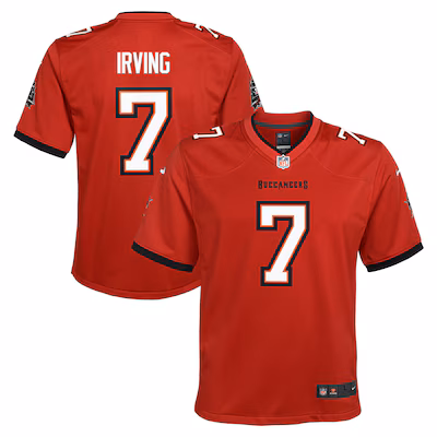 Youth Tampa Bay Buccaneers Bucky Irving Nike Red Team Game Jersey - Jersey