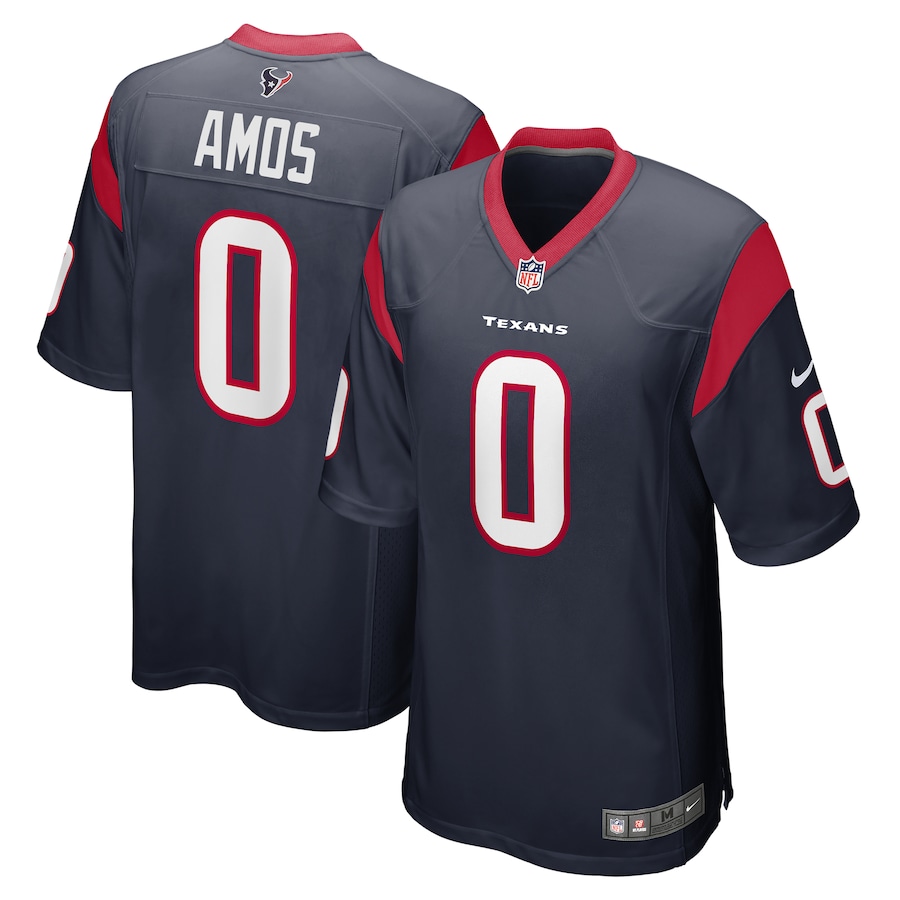 Men's Houston Texans Adrian Amos Nike Navy Game Jersey - Jersey