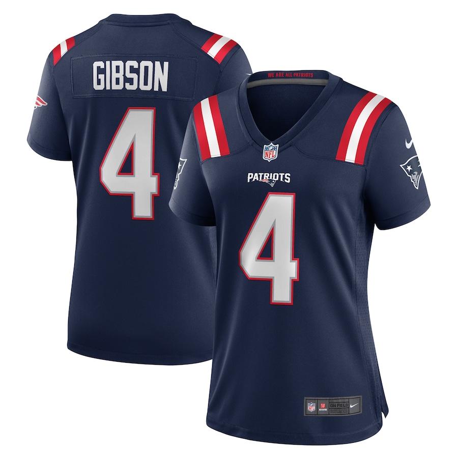 Women's New England Patriots Antonio Gibson Nike Navy Game Jersey - Jersey