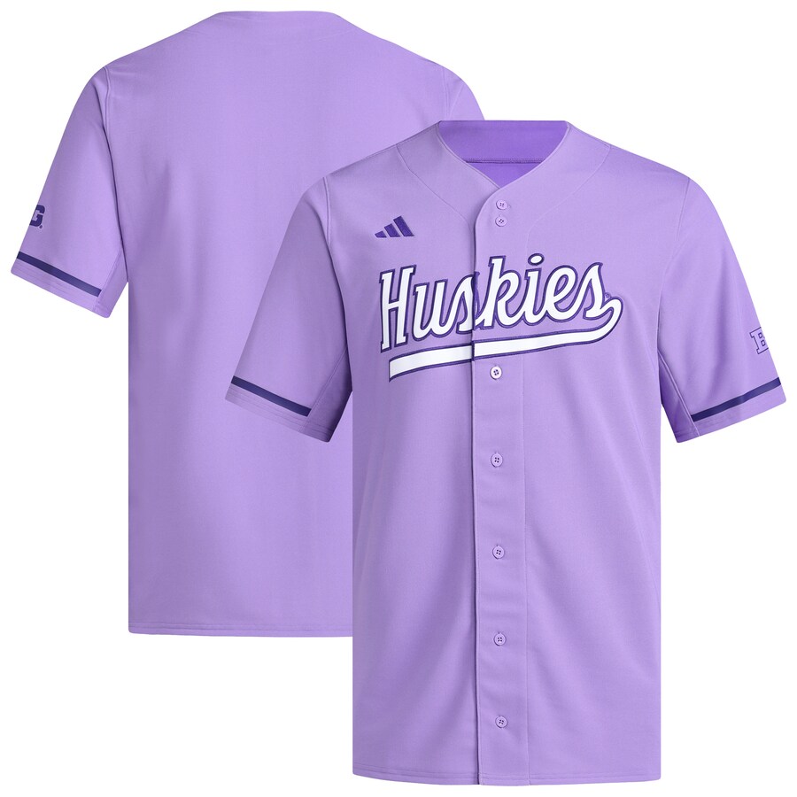Men's adidas  Purple Washington Huskies Replica Baseball Jersey - Jersey