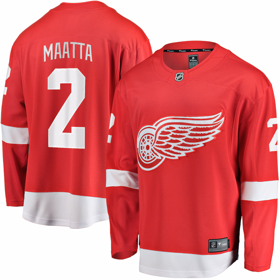 Men's Detroit Red Wings Olli Maatta Fanatics Red Home Breakaway Player Jersey - Jersey