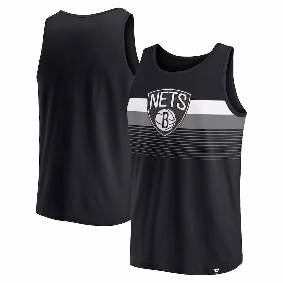 Men's Brooklyn Nets Fanatics Black Wild Game Tank Top - Jersey