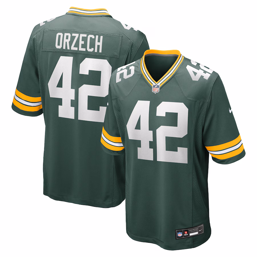 Men's Green Bay Packers Matt Orzech Nike Green Game Jersey - Jersey