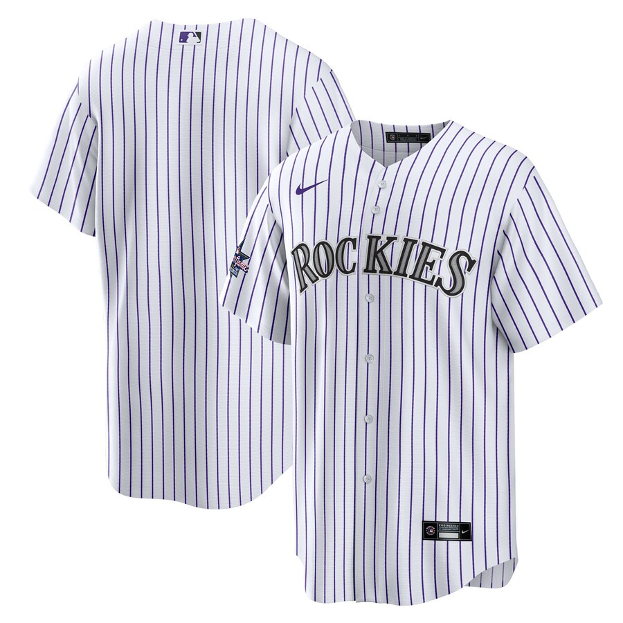 Men's Colorado Rockies Nike White 2025 MLB All-Star Game Home Replica Jersey - Jersey