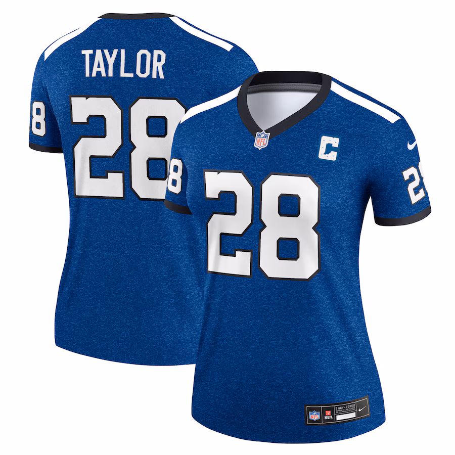 Women's Indianapolis Colts Jonathan Taylor Nike Royal Alternate Legend Jersey - Jersey