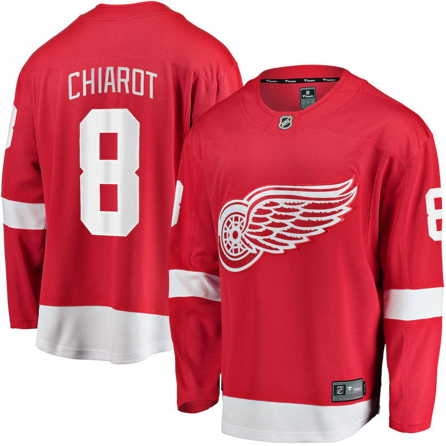 Men's Detroit Red Wings Ben Chiarot Fanatics Red Home Breakaway Player Jersey - Jersey