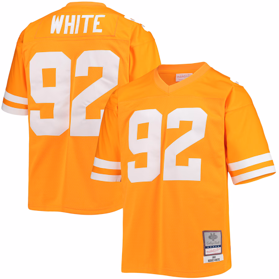Reggie White Tennessee Volunteers Mitchell & Ness Authentic Throwback Legacy Jersey - Tennessee Orange - Jersey