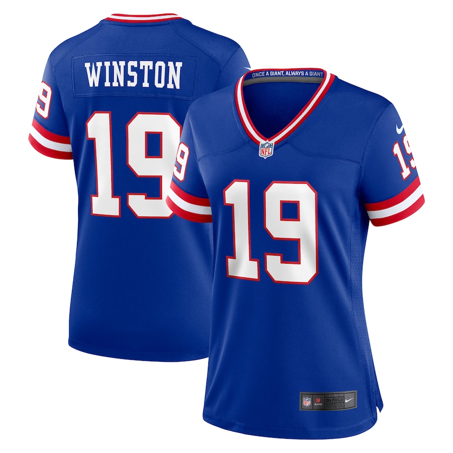 Women's New York Giants Jameis Winston Nike Royal Game Jersey - Jersey