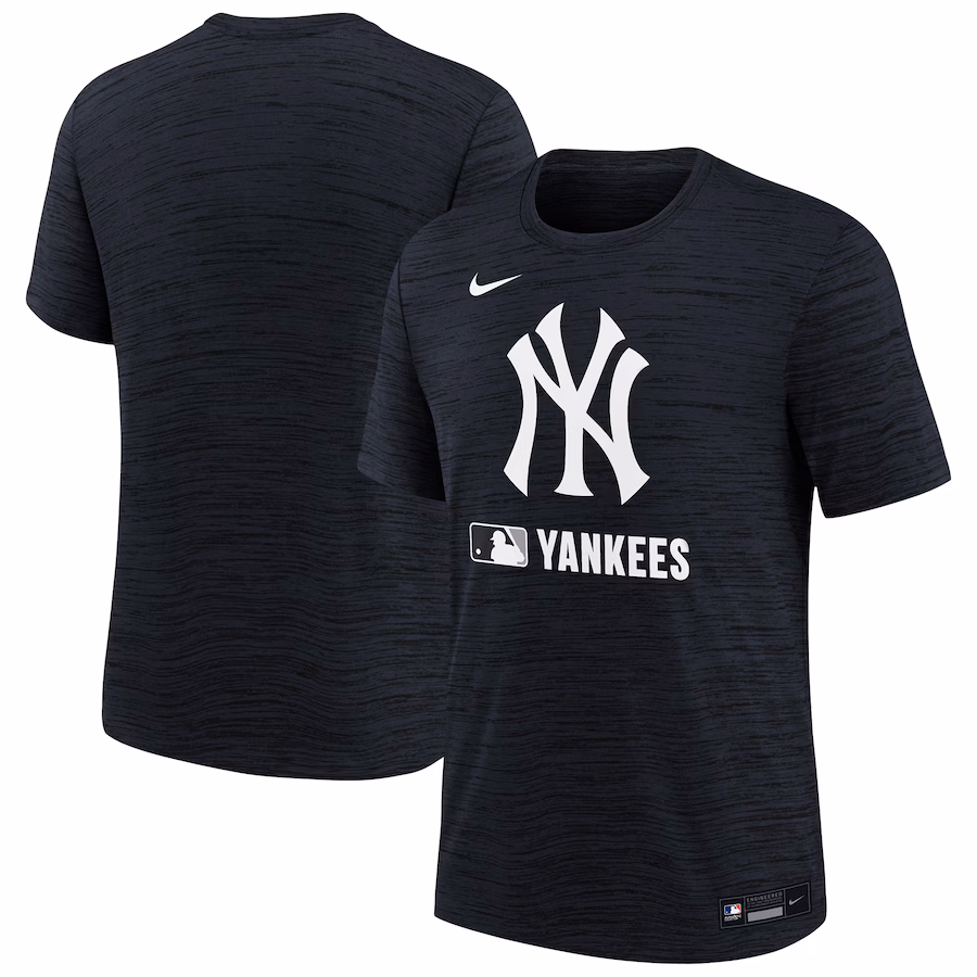 Youth New York Yankees Nike Navy Authentic Collection Velocity Performance T-Shirt - Jersey