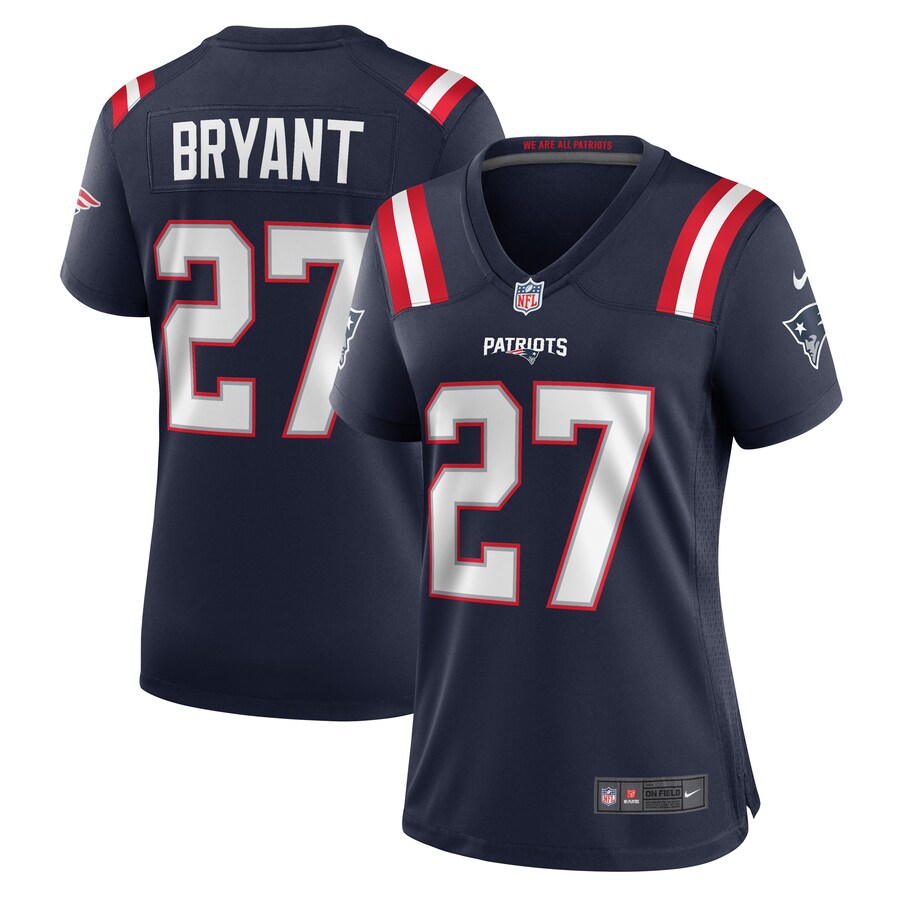Women's New England Patriots Myles Bryant Nike Navy Game Player Jersey - Jersey