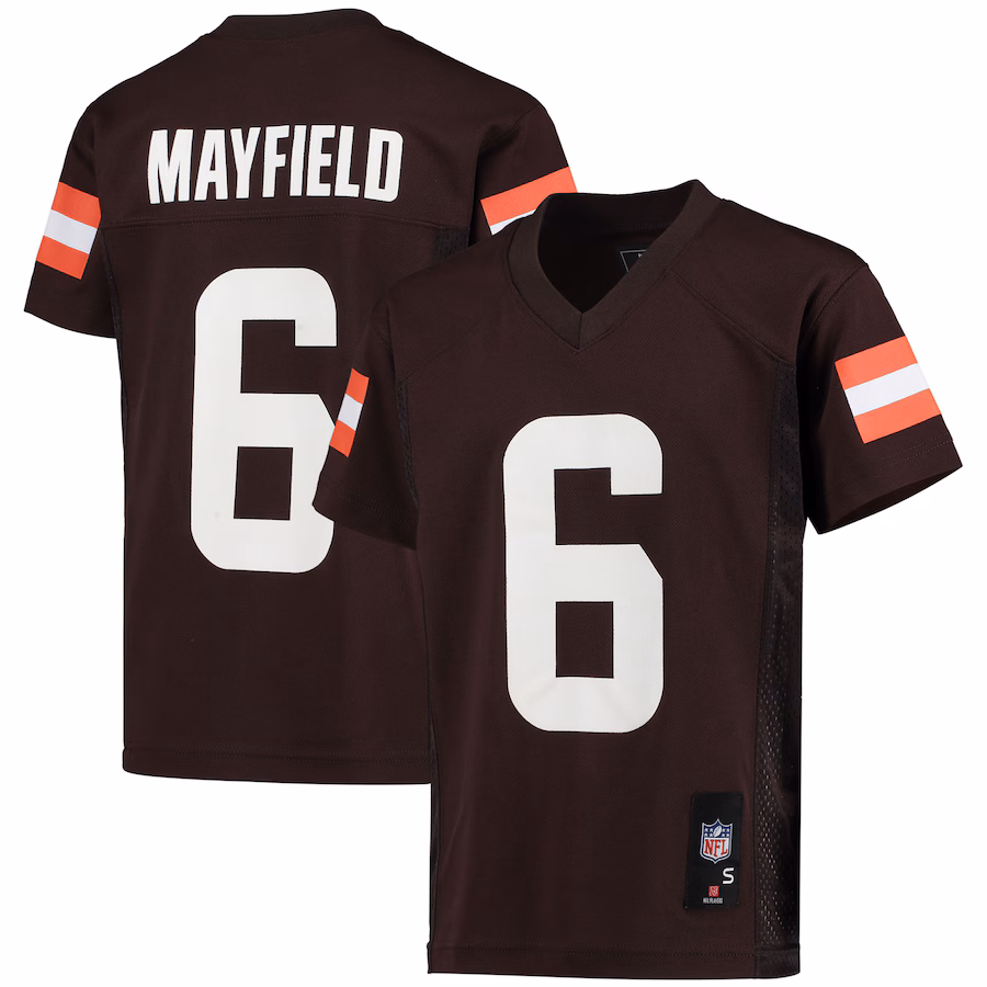 Youth Cleveland Browns Baker Mayfield Brown Replica Player Jersey - Jersey