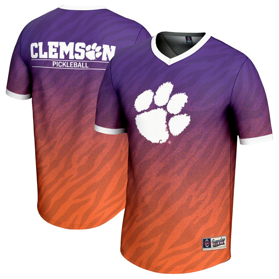Clemson Tigers GameDay Greats Unisex Lightweight Pickleball Jersey - Purple - Jersey