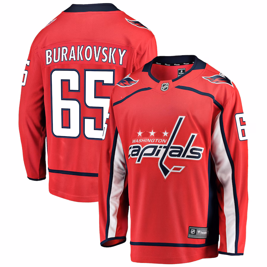 Men's Washington Capitals Andre Burakovsky Fanatics Red Breakaway Home Player Jersey - Jersey