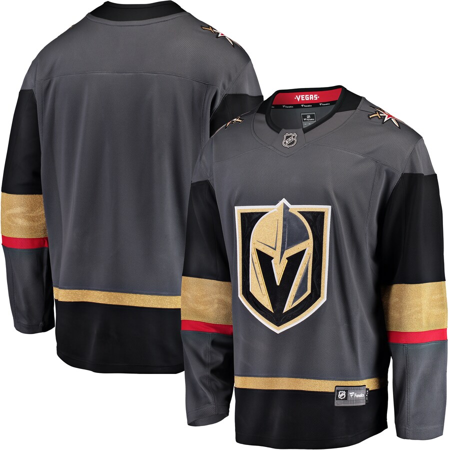 Men's Vegas Golden Knights Fanatics Branded Gray Breakaway Alternate Jersey - Jersey
