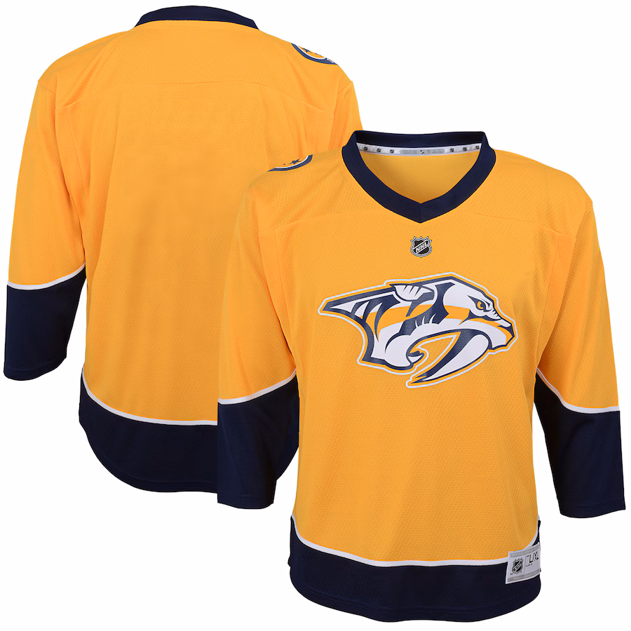 Youth Nashville Predators Gold Home Replica Jersey - Jersey