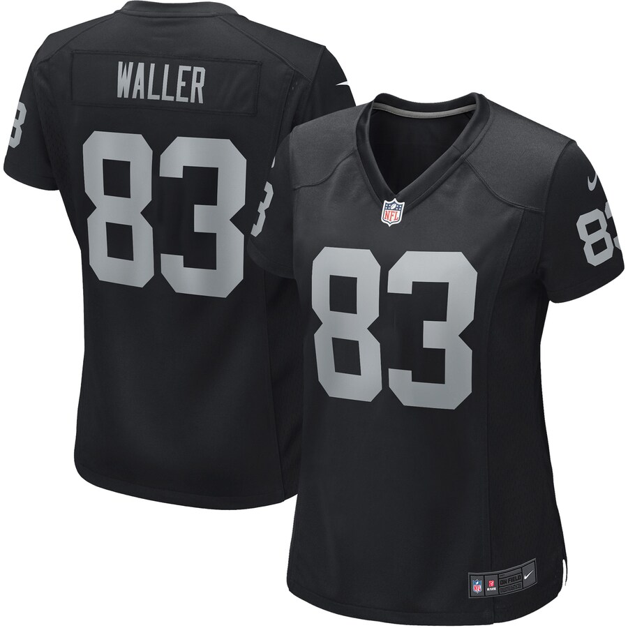 Women's Las Vegas Raiders Darren Waller Nike Black Player Jersey - Jersey
