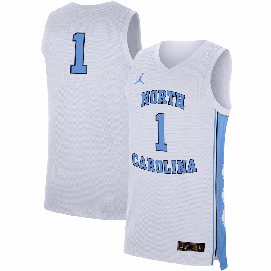 Men's Jordan Brand White North Carolina Tar Heels Replica Jersey - Jersey