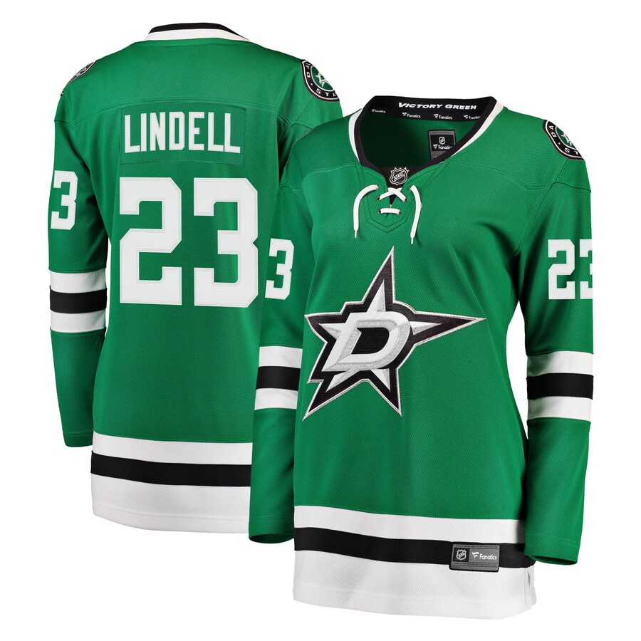 Women's Dallas Stars Esa Lindell Fanatics Branded Kelly Green Breakaway Player Jersey - Jersey