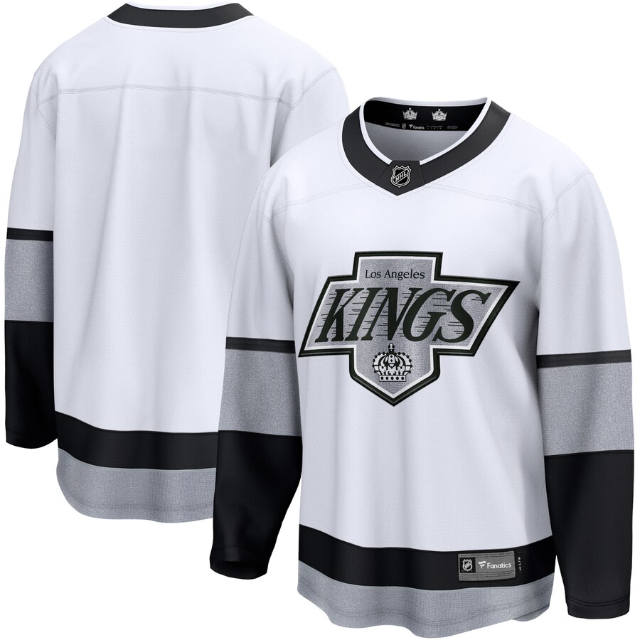 Men's Los Angeles Kings Fanatics Branded White Alternate Premier Breakaway Team Jersey - Jersey