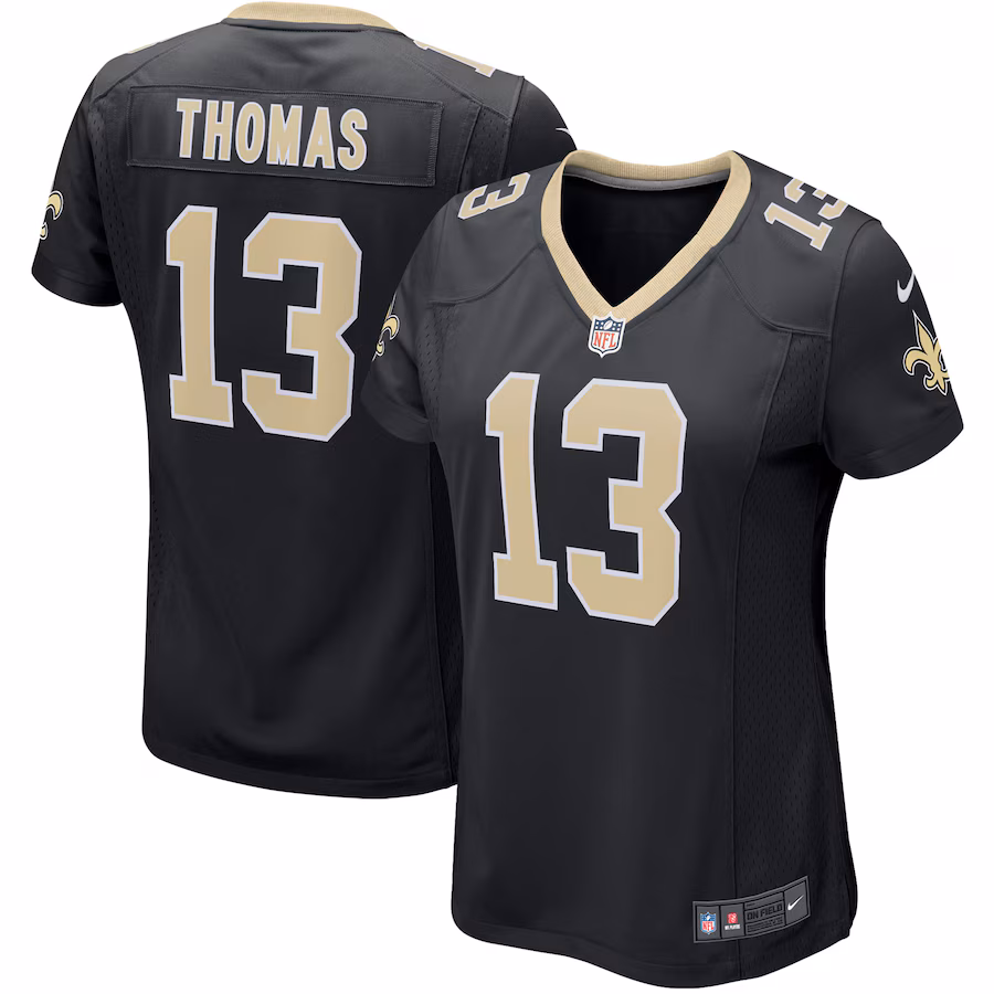 Women's New Orleans Saints Michael Thomas Nike Black Game Player Jersey - Jersey
