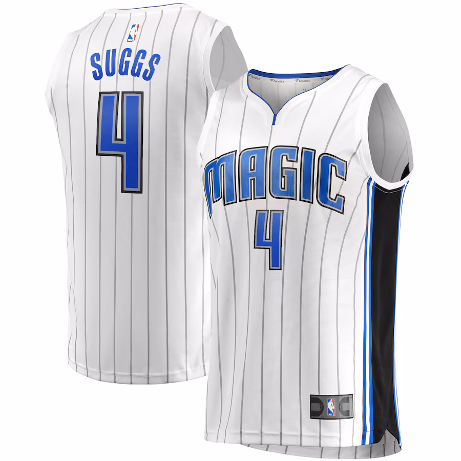 Men's Orlando Magic Jalen Suggs Fanatics White Fast Break Replica Jersey - Association Edition - Jersey