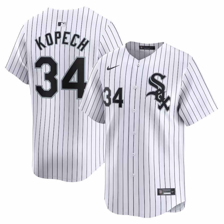 Men's Chicago White Sox Michael Kopech Nike White Home Limited Player Jersey - Jersey