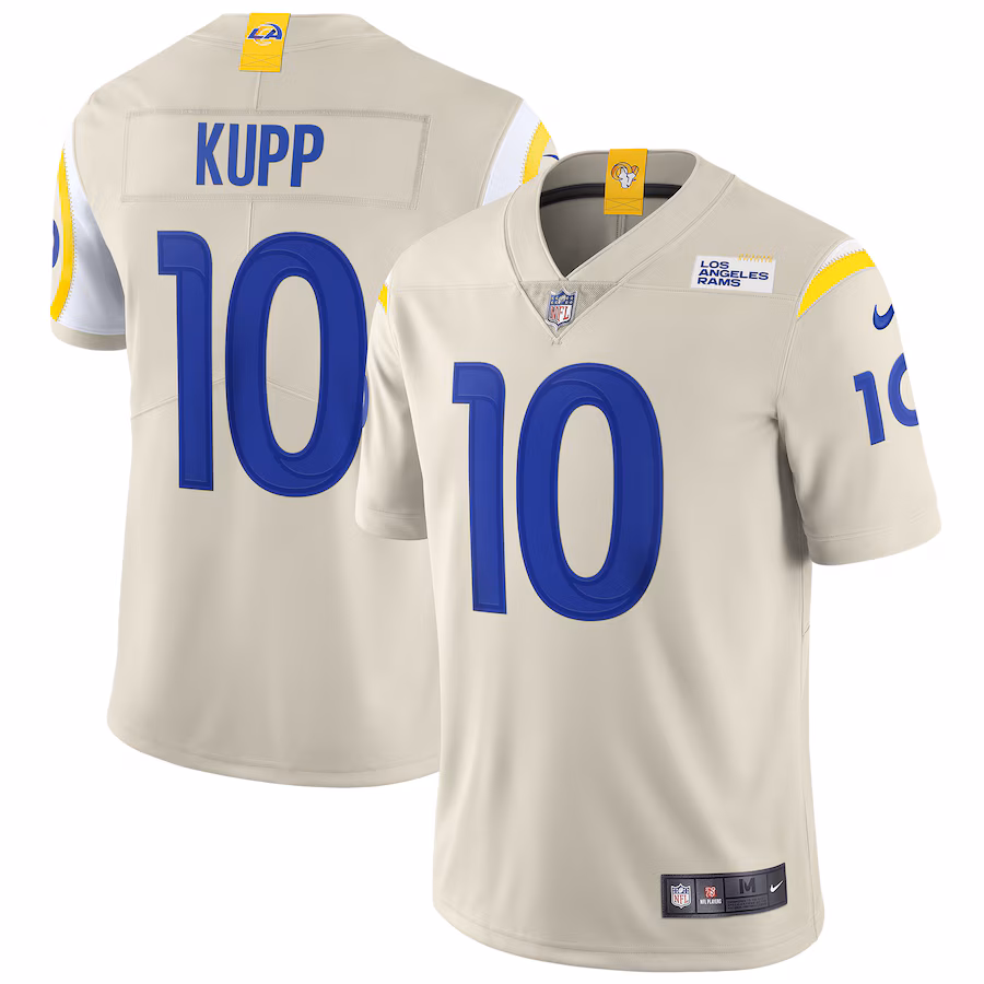 Men's Los Angeles Rams Cooper Kupp Nike Bone Vapor Limited Jersey - Jersey