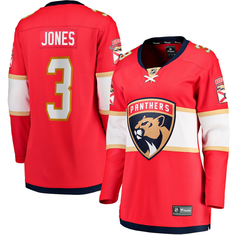 Women's Florida Panthers Seth Jones Fanatics Red Home Breakaway Player Jersey - Jersey