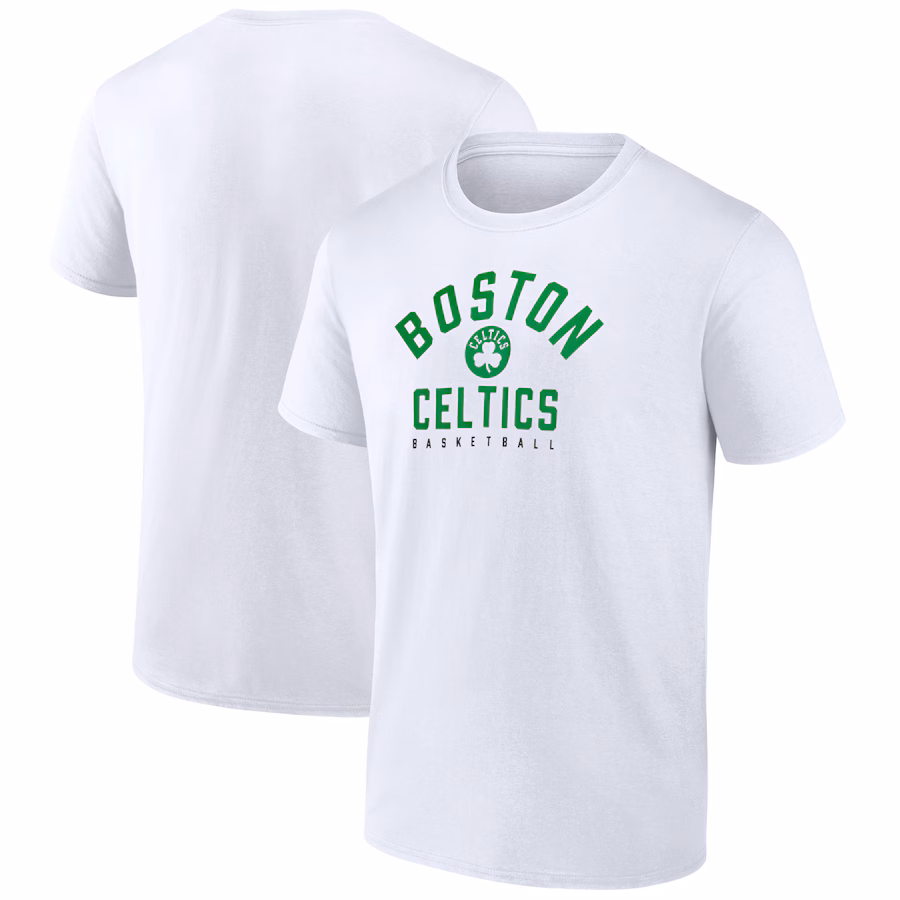 Men's Boston Celtics  Fanatics White T-Shirt - Jersey