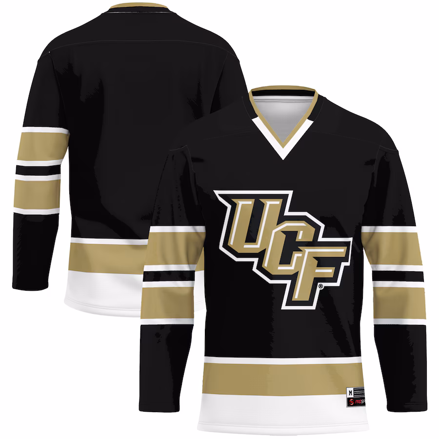 Men's GameDay Greats Gold UCF Knights Hockey Jersey - Jersey