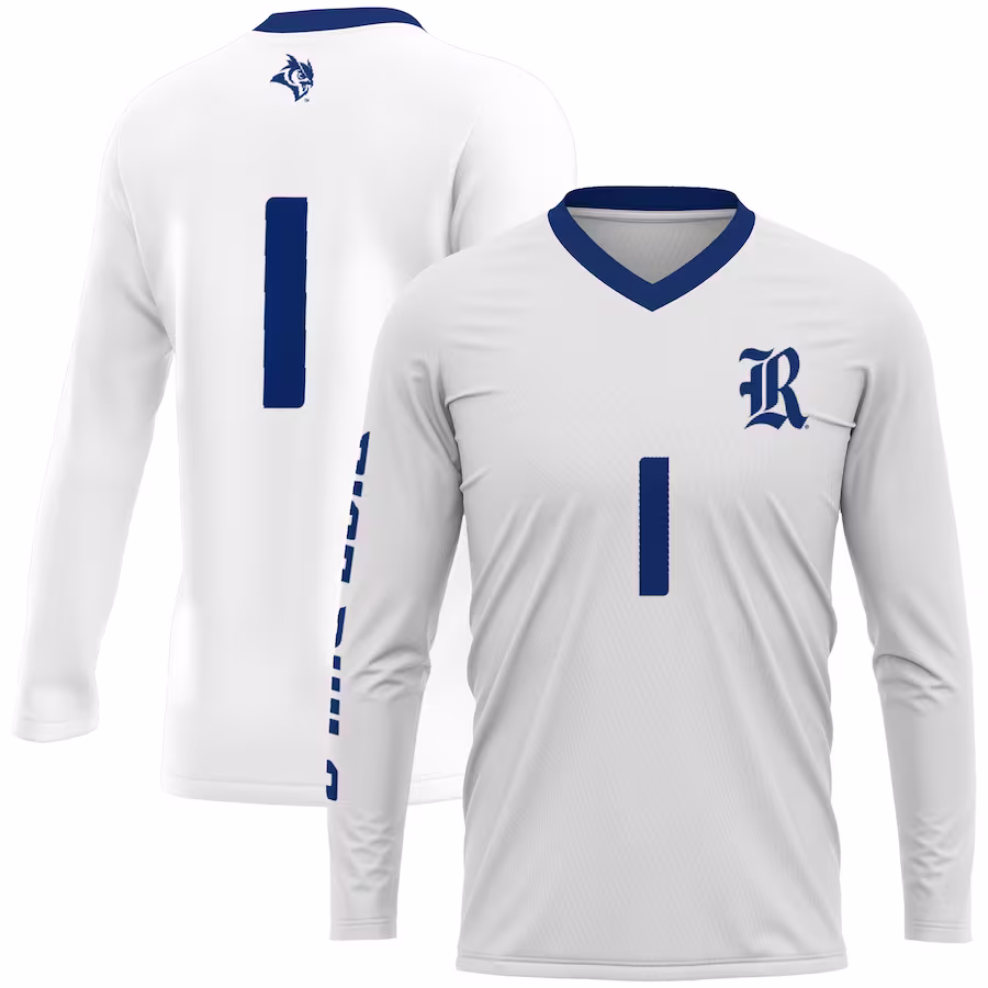 #1 Rice Owls GameDay Greats Youth  Lightweight Volleyball Jersey - White - Jersey