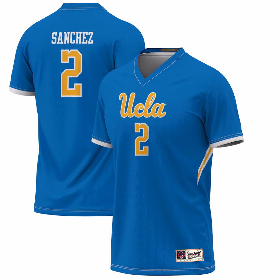 Youth GameDay Greats Ashley Sanchez Blue UCLA Bruins Lightweight Alumni Soccer Jersey - Jersey