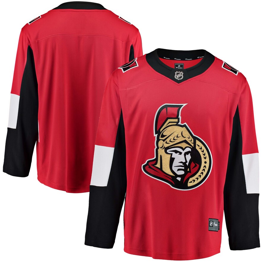 Youth Ottawa Senators Fanatics Branded Red Breakaway Home Jersey - Jersey