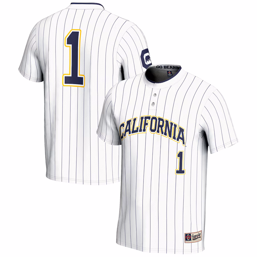 Youth GameDay Greats #1 White Cal Bears Lightweight Softball Jersey - Jersey