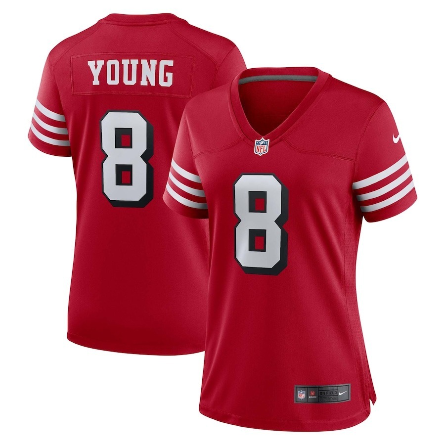 Women's San Francisco 49ers Steve Young Nike Scarlet Alternate Game Jersey - Jersey