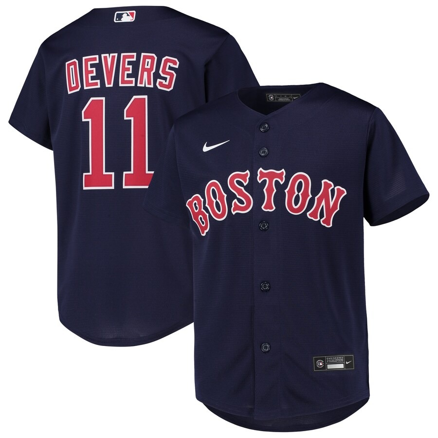 Youth Boston Red Sox Rafael Devers Nike Navy Alternate Replica Player Jersey - Jersey