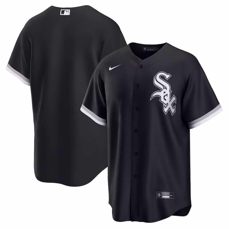 Men's Chicago White Sox Nike Black Alternate Replica Team Jersey - Jersey