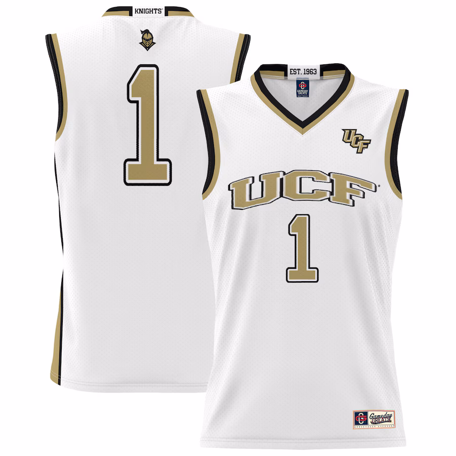 Youth GameDay Greats #1 White UCF Knights Lightweight Basketball Jersey - Jersey
