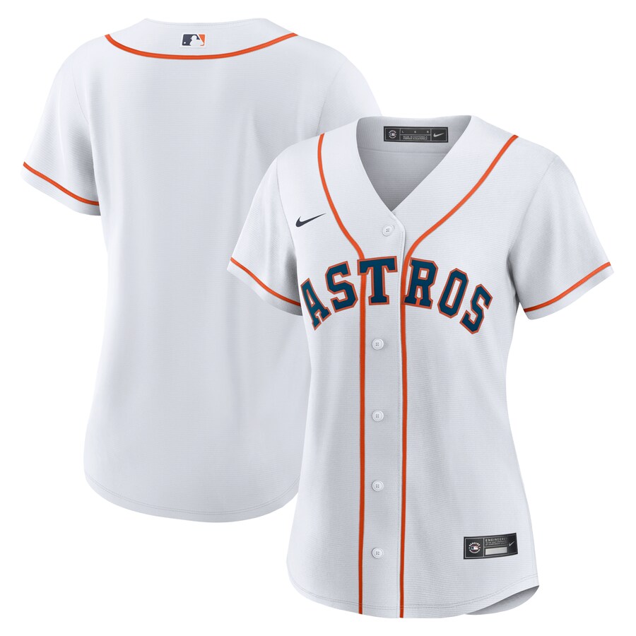 Women's Houston Astros Nike White Home Replica Team Jersey - Jersey