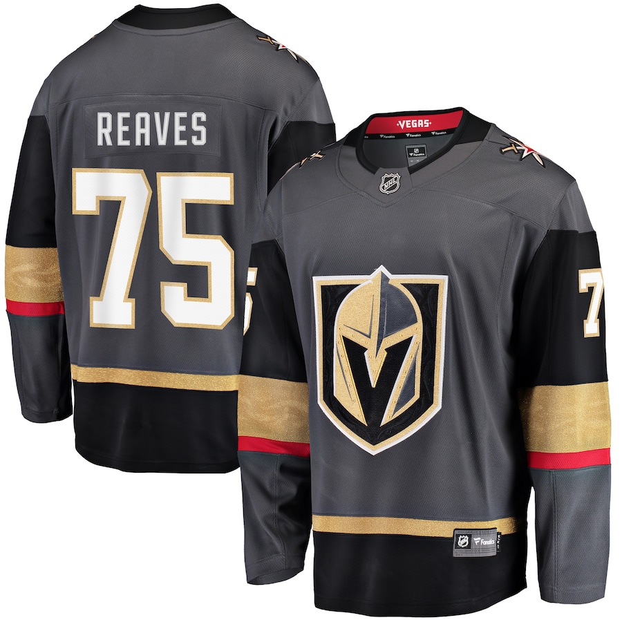 Men's Vegas Golden Knights Ryan Reaves Fanatics Black Home Breakaway Player Jersey - Jersey