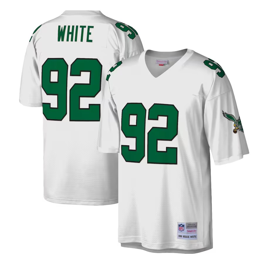 Men's Philadelphia Eagles Reggie White Mitchell & Ness White Legacy Replica Jersey - Jersey