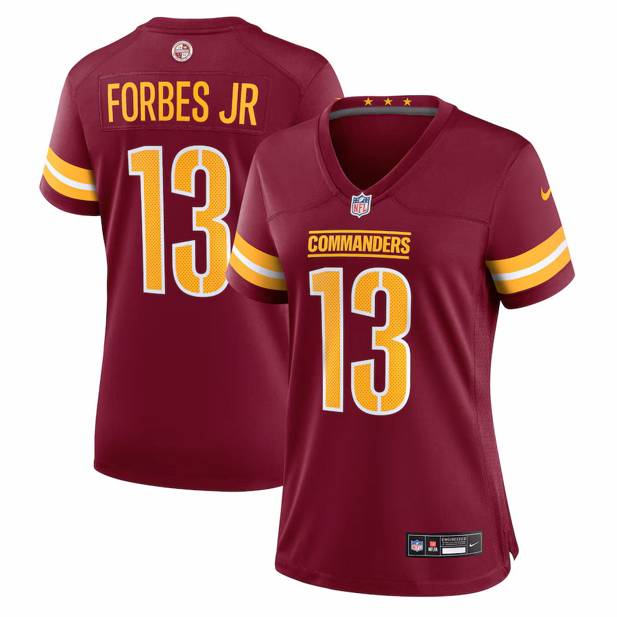Women's Washington Commanders Emmanuel Forbes Jr. Nike Burgundy Team Game Jersey - Jersey