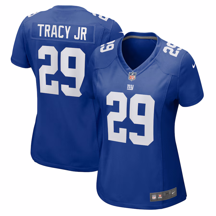 Women's New York Giants Tyrone Tracy Jr. Nike Royal Game Jersey - Jersey