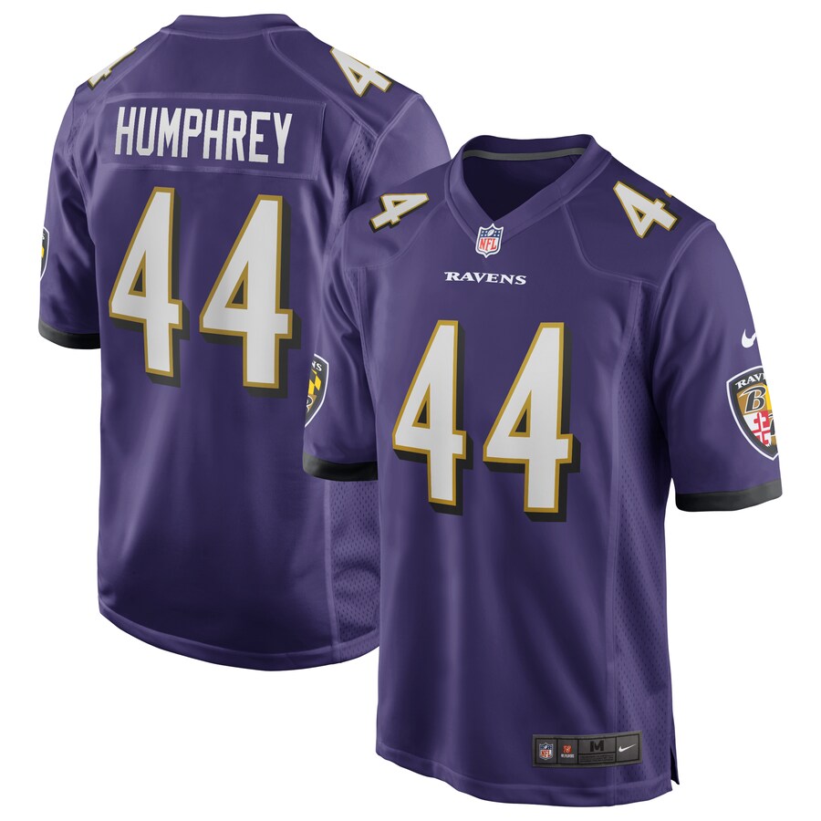 Men's Baltimore Ravens Marlon Humphrey Nike Purple Game Jersey - Jersey