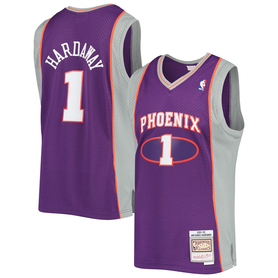Men's Phoenix Suns Penny Hardaway Mitchell & Ness Purple 2001/02 Hardwood Classics Swingman Jersey - Jersey